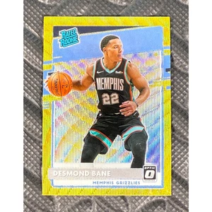 Donruss Optic Desmond Bane Gold Wave Prizm Raw 2020 clasificación #180 Rookie Magic MEM - Imagen 1 de 2