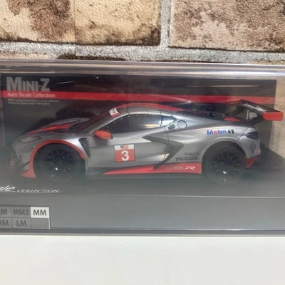 Kyosho Mini-Z Chevrolet Corvette C8.R Gunmetal/Red - Image 1 of 4