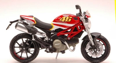 1:12 NEWRAY Ducati Monster 796 #46 2011 Red White Yellow NY57513 Model - Image 1 of 2