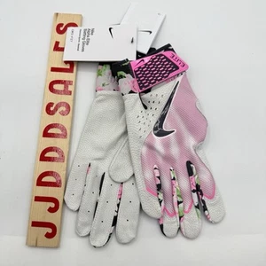 Nike Alpha Elite Mother’s Day Baseball Batting Gloves MLB PE Pink Men’s Sz Large - Picture 1 of 7