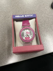 Reloj Hello Kitty Analógico con Correa de Silicona - Rosa - NUEVO Necesita Batería - Imagen 1 de 2