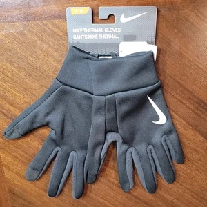 Nike Unisex Thermal Be Warm Touch Screen Gloves Black/Reflective Size Large - Picture 1 of 4