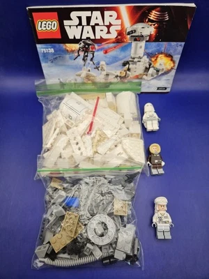 LEGO Star Wars Hoth Attack 75138 2016 completo con minifiguras + manual sin caja Foto 1 de 4