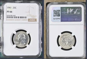 1941 Washington Quarter NGC PF-66 *freshly graded* - Picture 1 of 1