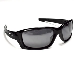 NWT $176 OAKLEY Straightlink Sunglasses Polished Black Iridium USA AUTHENTIC - Picture 1 of 11