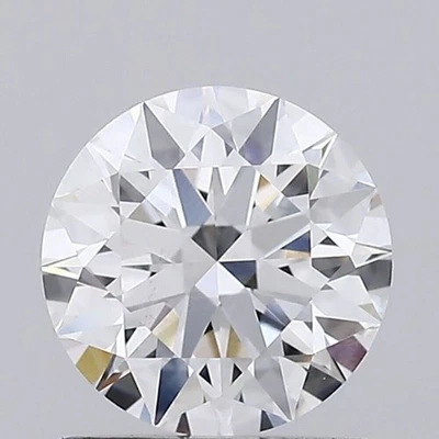 IGI Certified Lab Created Grown D VS2 Ideal Cut 1.03 Ct Round Loose Diamond CVD - Image 1 of 4