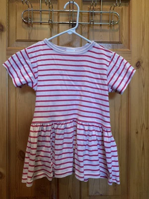 Vestido Hanna Andersson 110 Rayas Rosa/Magenta 110 Algodón  Foto 1 de 4