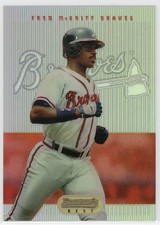 1995 Bowman's Best #56 Fred McGriff Red Refractor Atlanta Braves RARE
