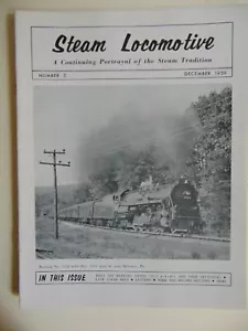 Rivista Locomotiva a Vapore Dicembre 1959 #2 La LETTURA - Foto 1 di 1