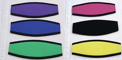 Cubierta acolchada con correa de neopreno máscara de buceo buceo snorkel proteger cabello cómodo Foto 1 de 2