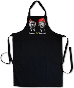 RONALD VS. DONALD KOCHSCHÜRZE GRILLSCHÜRZE Regan USA Trump Anti Stars US - Picture 1 of 1