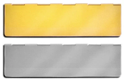 Innenklappe-1-Messing od.Alu-280 x 80 mm-Briefeinwurf-Briefklappe-Briefschlitz - Bild 1 von 2