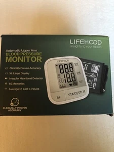 Lifehood Blood Pressure Monitor Automatic Upper Arm XL Display New - Picture 1 of 8