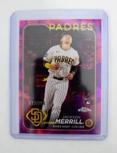 2024 TOPPS CHROME UPDATE JACKSON MERRILL PURPLE LAVA LAMP RC /299 - Picture 1 of 2