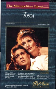 VHS PUCCINI TOSCA DOMINGO HILDEGARD BEHRENS METROPOLITAN OPERA FRANCO ZEFFIRELLI - Picture 1 of 1