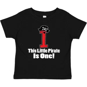 Inktastic 1st Birthday Outfit Pirate Hat Number 1 Baby T-Shirt First One Im Boys - Picture 1 of 6