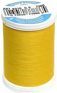 Coats & Clark ~ Dual Duty All Purpose Thread, 250 yd ~ (S910-7360 - Spark Gold) - Picture 1 of 1