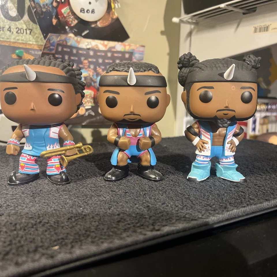 Funko - WWE - Big E - Kofi Kingston - Xavier Woods - NUEVO DÍA - T.R.U. - Suelto Foto 1 de 1