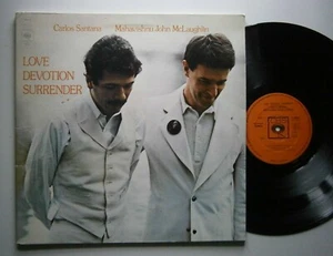 CARLOS SANTANA & MAHAVISHNU JOHN McLAUGHLIN: LOVE DEVOTION SURRENDER: LP - Picture 1 of 4