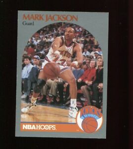 MARK JACKSON KNICKS 1990-91 HOOPS BASKETBALL CARD #205 MENENDEZ BROTHERS