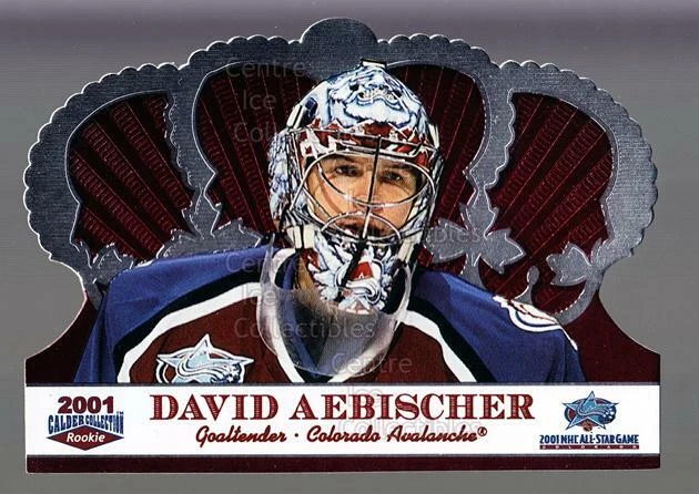 2001 Crown Royale Calder AS Silver #1 David Aebischer - Image 1 of 1