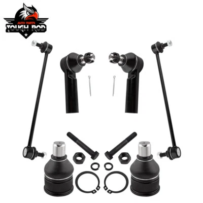 6pcs For Mercury Mariner 2005-2009 Suspension Ball Joints Tie Rod Ends Sway Bars - Image 1 of 4