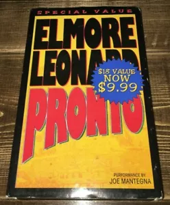 Pronto - Elmore Leonard (Audiobook) Cassette + FREE MP3 USB Joe Mantegna - Picture 1 of 3