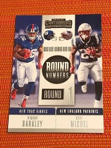 Contenders 2018 NUMERI ROTONDI # 1 Saquon Barkley Sony Michael - Foto 1 di 2