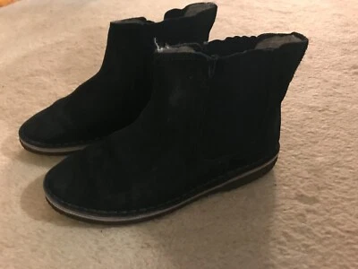 J.CREW CREWCUTS GIRLS SUEDE CHELSEA PULL-ON BOOTS SIZE K3 SIENNA B2208 $188 - Image 1 of 4