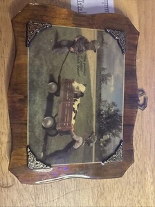 Vtg Country Store Little Farmers "You Pushin or Pullin Back There?” Plaque - Picture 1 of 7