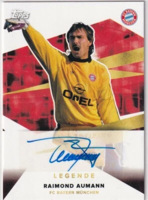 Topps Bayern Munich Team Set 2022 Raimond Aumann Legend Autograph - Image 1 of 2