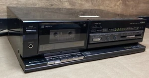 Escritorio casete individual vintage Aiwa AD-S10U, ajuste de sesgo, ¡reparado con correas nuevas! - Imagen 1 de 10
