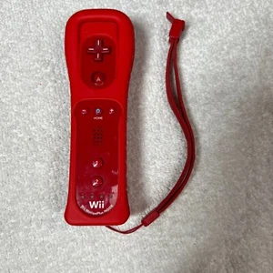 OEM Nintendo Wii Remote Motion Plus Controller Red RVL-036 TESTED - Bild 1 von 7