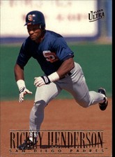 1996 Fleer Ultra Baseball #558 Rickey Henderson