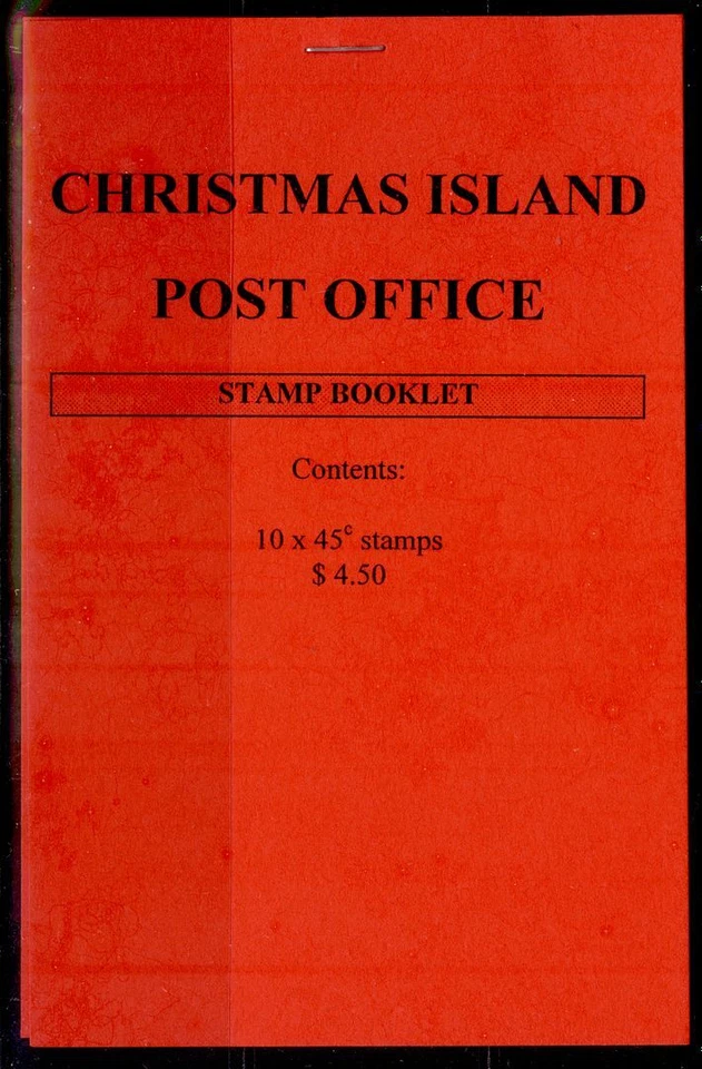 AUS - Isla de Navidad QEII SG SB1, 1996 $4,50 folleto de estampillas, casi nuevo como nuevo. Cat 160€. Foto 1 de 1