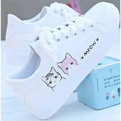 MARKENLOS Frauen Mädchen Katzen Schuhe 36 Bis 41 Damen Sport Sneaker Sommer Neu Turnschuhe