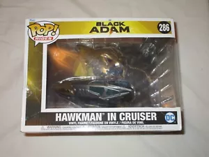 Figura caja dañada Funko Pop Rides DC Black Adam Movie #286 Hawkman in Cruiser - Imagen 1 de 13
