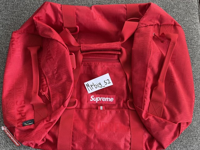 2017 SUPREME duffle bag red