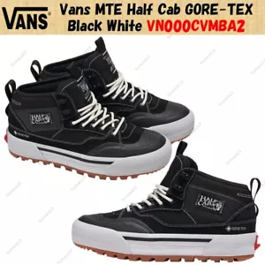 Vans MTE Half Cab GORE-TEX Black White VN000CVMBA2 Men's Size - Picture 1 of 8