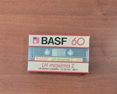 Blank Cassette Tape: BASF 60 LH Maxima I - Image 1 of 2
