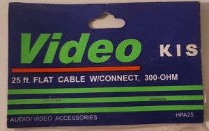 NEW 300-Ohm TV/FM Twin Lead Flat Cable 25 Feet - Picture 1 of 6