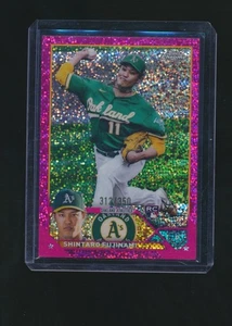 SHINTARO FUJINAMI 2023 TOPPS CHROME FUCHSIA DIAMOND RC REFRACTOR 312/350 #97 - Picture 1 of 2