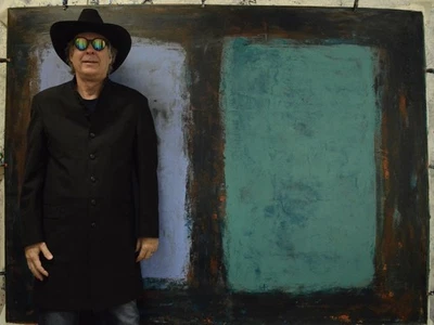 Mark Little Original Giant Canvas Painting 84”X62” (7 Foot) Abstract Modern XL - Image 1 of 4