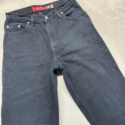 Vintage Levi's Silvertab Jeans Men's 30x26 Black Loose Skater Baggy Streetwear - Image 1 of 4