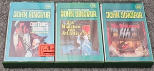 3 MC´s John Sinclair Kassetten Folge 33+78+89 Tonstudio Braun grüne Reihe - Bild 1 von 11