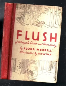 1932 FLUSH COCKER SPANIEL THE DOG OF ELIZABETH BARRET BROWNING VIRGINIA WOOLF - Picture 1 of 2