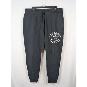Pantalones deportivos Gymshark Fitness con puños negros para hombre talla XL - Imagen 1 de 12
