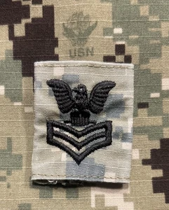 Marina de los Estados Unidos PO1/E6 tasa sin cordones NWU tipo III suboficial primera clase USN - Imagen 1 de 1