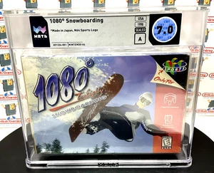 1080 Snowboarding Nintendo *RARE N64 Sports LOGO* New Sealed VGA WATA CGC  pop 5 - Picture 1 of 21