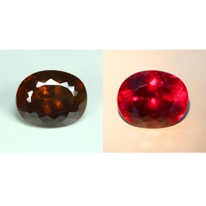 7.94 Cts_Romantic Round Cut_100 % Natural Color Change Garnet_Madagascar - Imagen 1 de 5